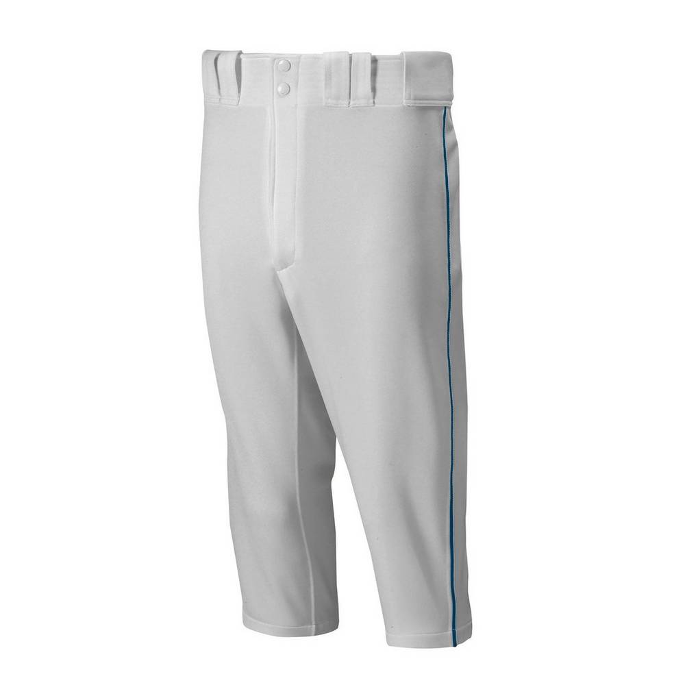 Pantalones Mizuno Premier Short Piped Hombre Gris/Azul Marino Comprar FZDY-89520